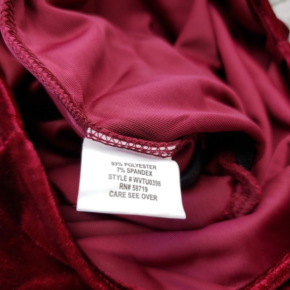 NY Collection Crushed Velvet Jumpsuit - Picture 7 of 8